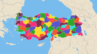 Lijst en kaart van Turkse provincies Thumbnail